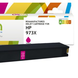 K20711OW équivalent HP 973X cartouche d'encre magenta OWA remanufacturée, rendement 8.500 pages, ISO/IEC 24711, garantie à vie