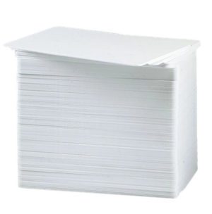 104523-111 Carte plastique PVC Zebra CR-80 dimension 85,6mm x 54mm quantité 500pour imprimante de badge