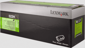 Lexmark 522H Toner noir original 25000 pages pour imprimantes : MS810n, MS810dn, MS810dtn, MS810de, MS811n, MS811dn, MS811dtn, MS812dn, MS812dtn, MS812de