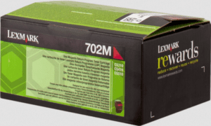 Lexmark 702M Toner Magenta original, rendement 1000 pages compatible avec les imprimantes : CS310n, CS310dn, CS410n, CS410dn, CS410dtn, CS510de, CS510dte
