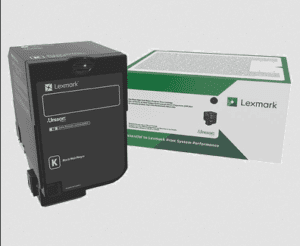 Lexmark 75B20K0 Toner Noir original rendement 13.000 pages (5%), compatible avec les imprimantes : CS727de, CS728de, CX727de.