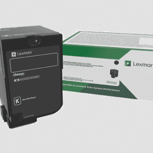 Lexmark 75B20K0 Toner Noir original rendement 13.000 pages (5%), compatible avec les imprimantes : CS727de, CS728de, CX727de.