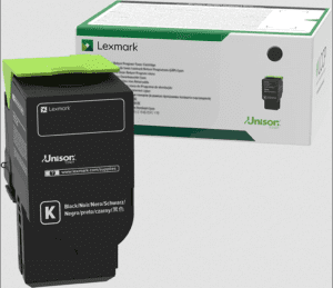 Lexmark 78C20K0 Toner noir original rendement 2000 pages (5%), compatible avec : CX622ade, CX625ade, CX625adhe, CX522ade, CX421adn, CS421dn, CS521dn, CS622de,
