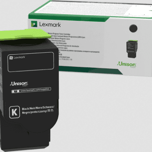 Lexmark 78C20K0 Toner noir original rendement 2000 pages (5%), compatible avec : CX622ade, CX625ade, CX625adhe, CX522ade, CX421adn, CS421dn, CS521dn, CS622de,