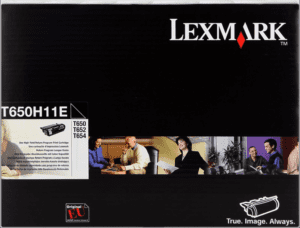 Lexmark T650H11E, toner noir original, 25.000 pages (5%) pour : T650 T652 T654 T656 T650n T650dn T652n T654n T654dn T654dtn T650dtn T652dn T652dtn T656dne