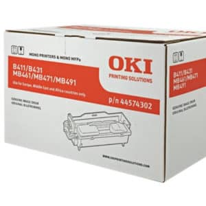 44574302 tambour OKI Original 25.000 pages pour B411, B412, B431 ,B432, B512, MB461, MB471, MB472, MB491, MB492, MB562