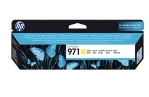 CN624AE cartouche d'encre jaune hp 971 originale rendement 2500 pages, convient pour HP OfficeJet Pro X Series.