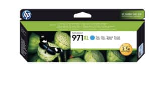 CN626AE cartouche d'encre cyan hp 970xl originale rendement 6600 pages, convient pour HP OfficeJet Pro X Series.
