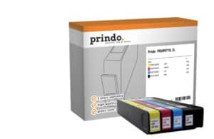 Multipack HP 971 XL Prindo hp 970 & 971 xl rendement 6600 pages, convient pour HP OfficeJet Pro X Series, couleur noir, magenta ,cyan et jaune
