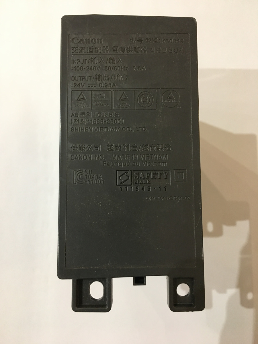 K30342 Bloc d'alimentation Canon entrée 100/240V sortie +24V 0,95A MX432 , MX439 , MX452 , MX395...Stock France Livraison Gratuite