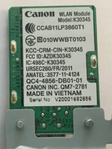 carte wifi canon
